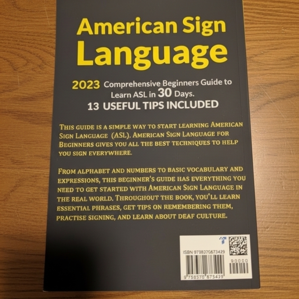 American Sign Language Guide Book (New) - Picture 2 of 5